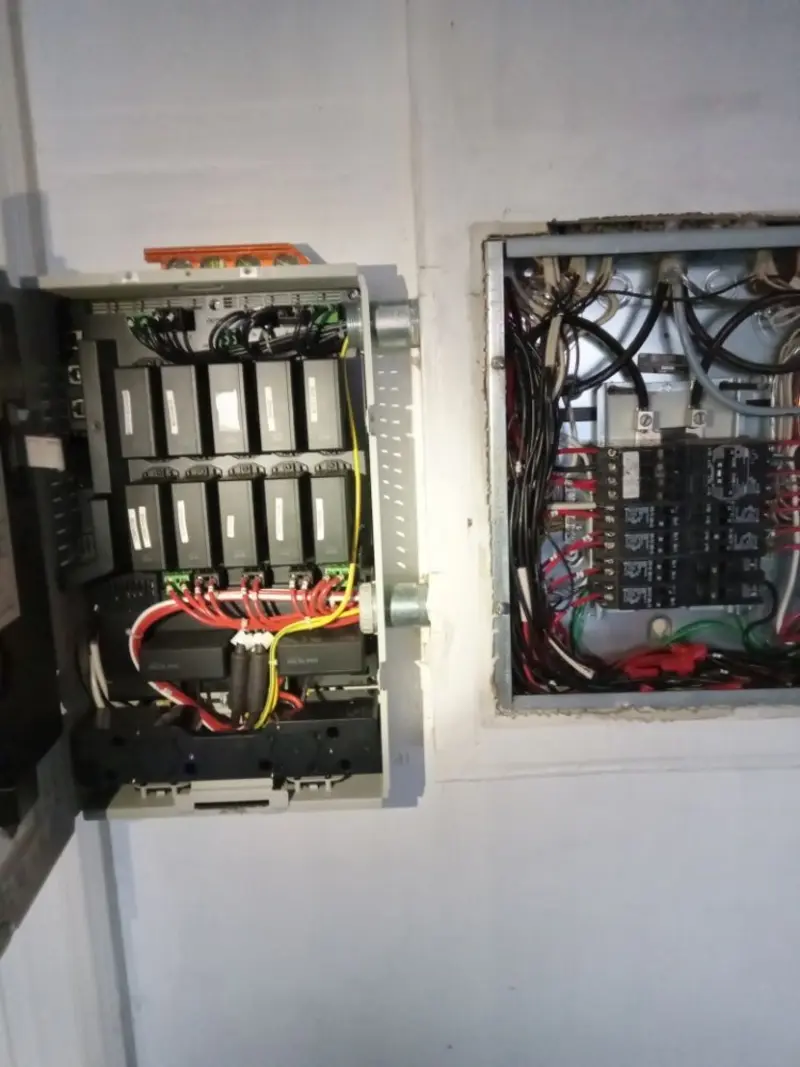 Electrical panel upgrade completed for Carbon Monoxide Detector Installation in Cache